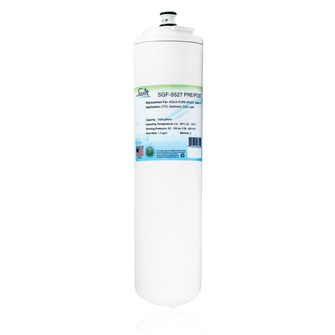 Replacement for 3M Aqua Pure AP5527 Filter by Swift Green Filters SGF-5527 PRE/POST filter (Set of 2)