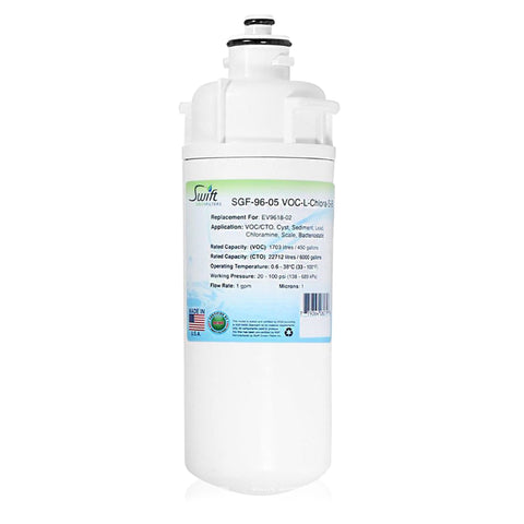 SGF-96-05 VOC-L-Chlora-S-B Replacement water filter for Everpure EV9618-02 by Swift Green Filters