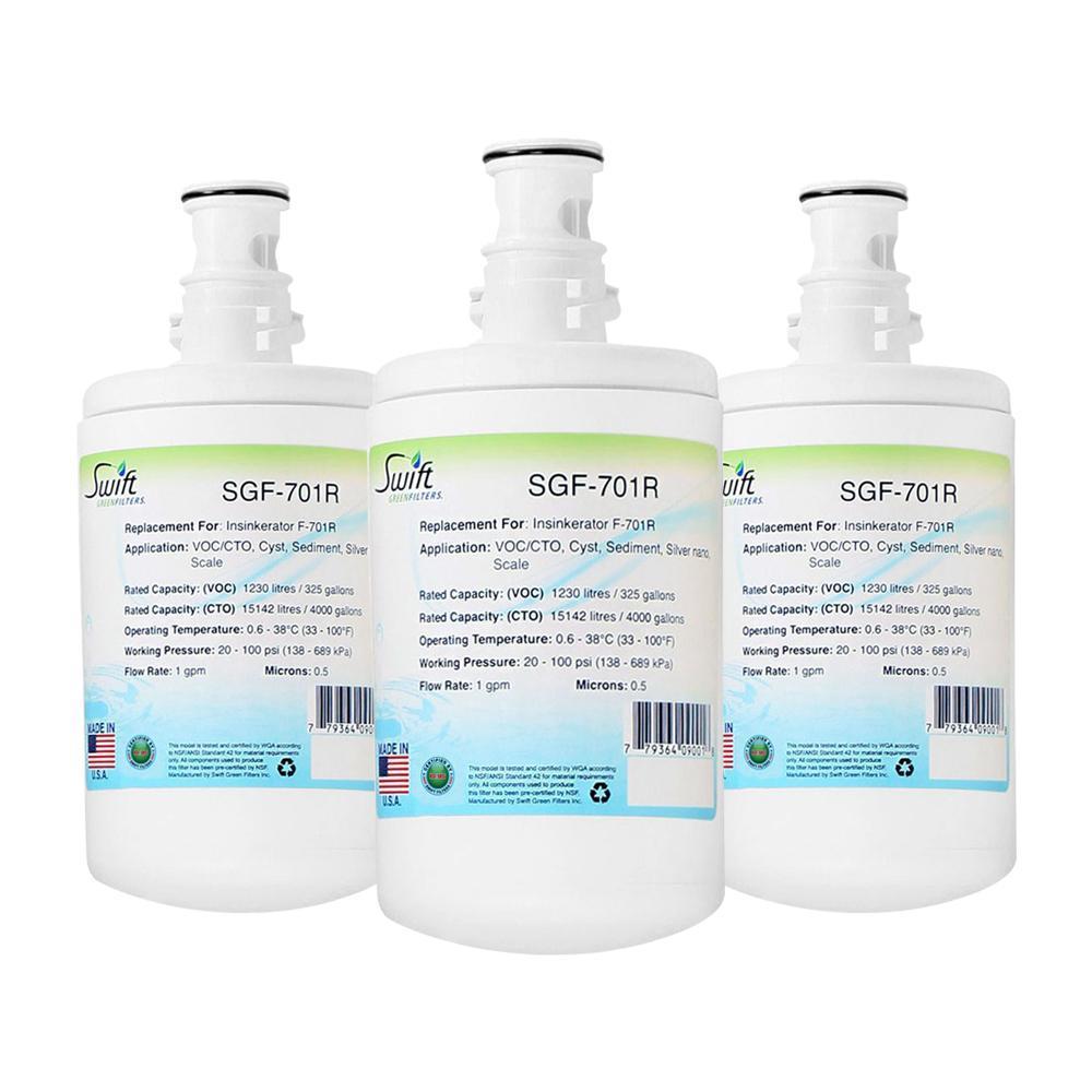 Replacement for Insinkerator F-701R Water Filter by Swift Green Filters SGF-701R - The Filters Club