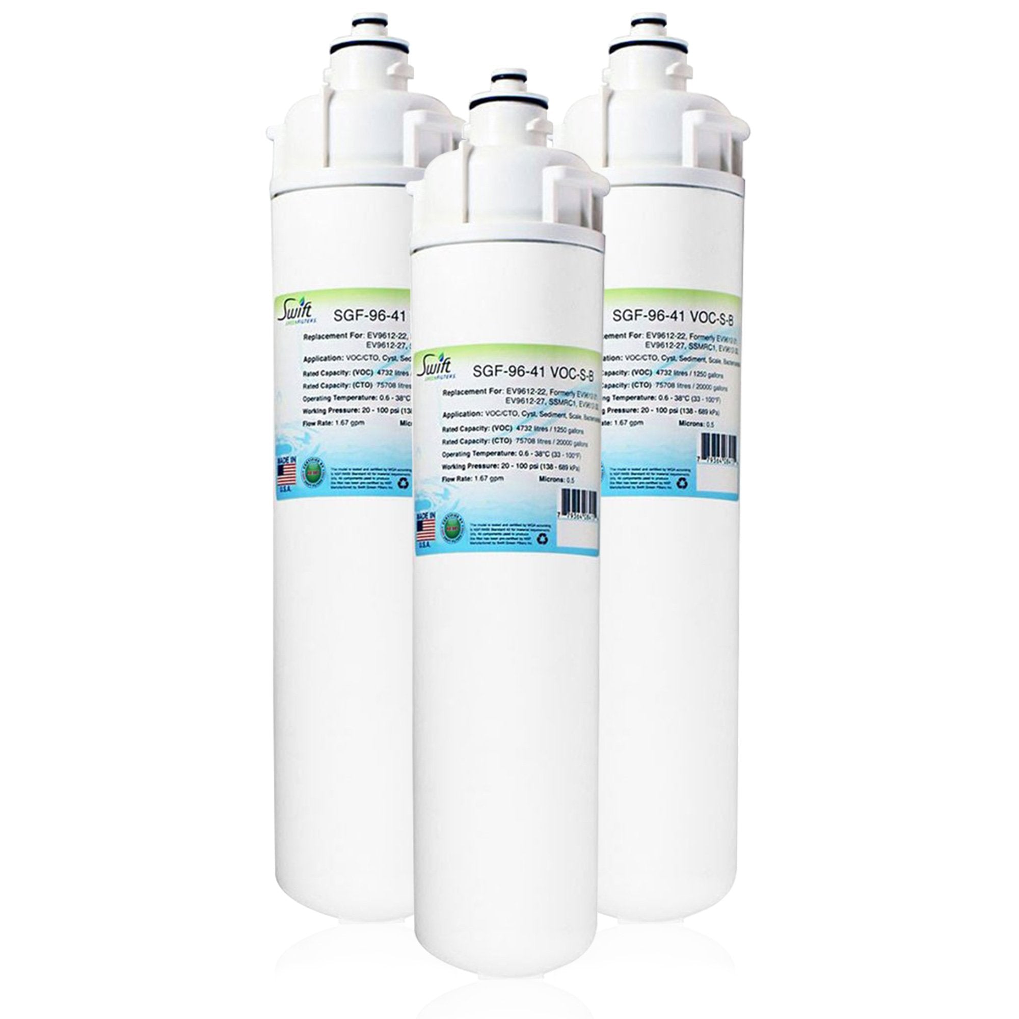 Replacement for Everpure EV9612-22, EV9612-32 Filter by Swift Green Filters SGF-96-41 VOC-S-B