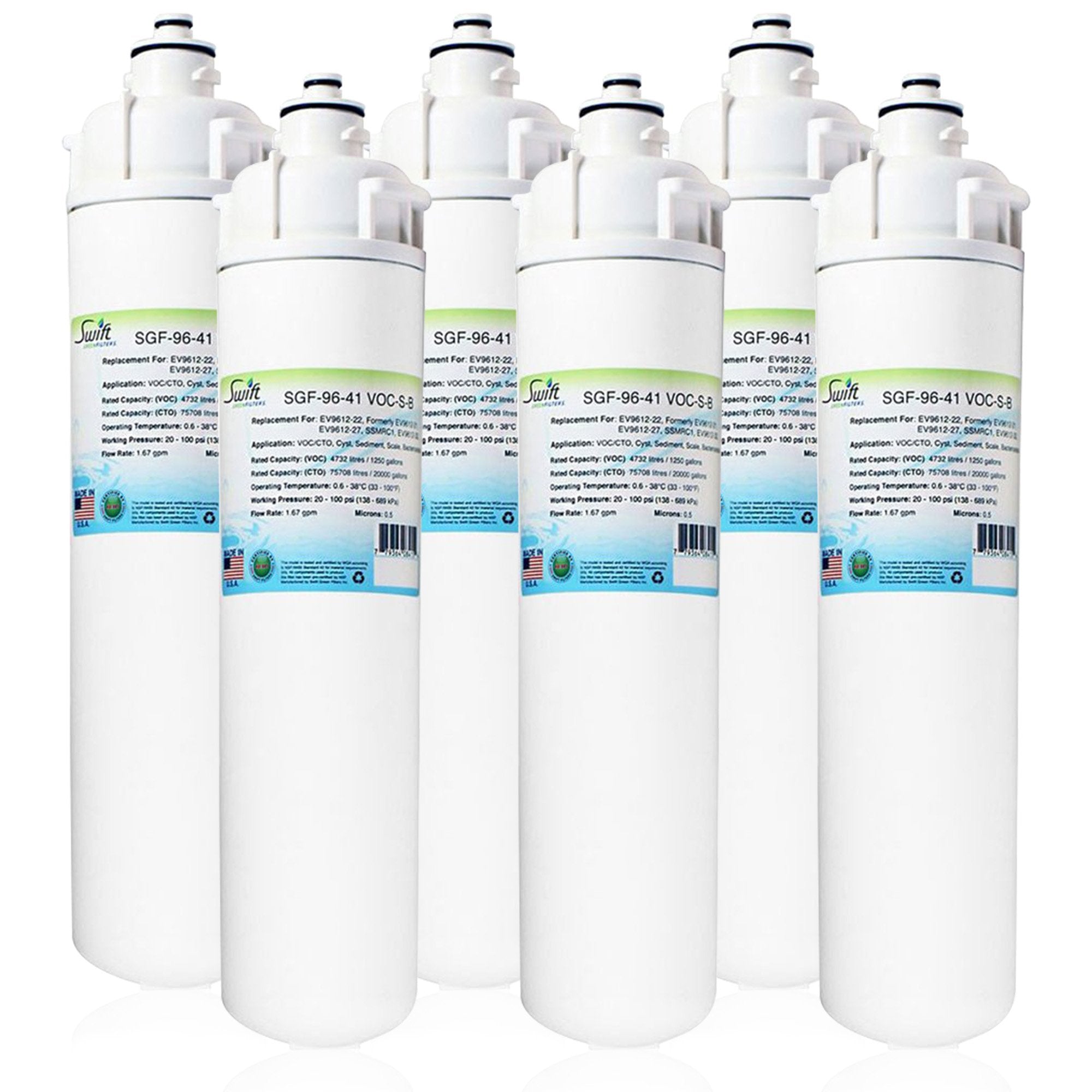 Replacement for Everpure EV9612-22, EV9612-32 Filter by Swift Green Filters SGF-96-41 VOC-S-B