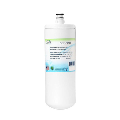 Replacement for Kohler K-201 Water Filter by Swift Green Filters SGF-K201 - The Filters Club