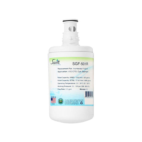 Replacement for Insinkerator F-501R Water Filter by Swift Green Filters SGF-501R - The Filters Club