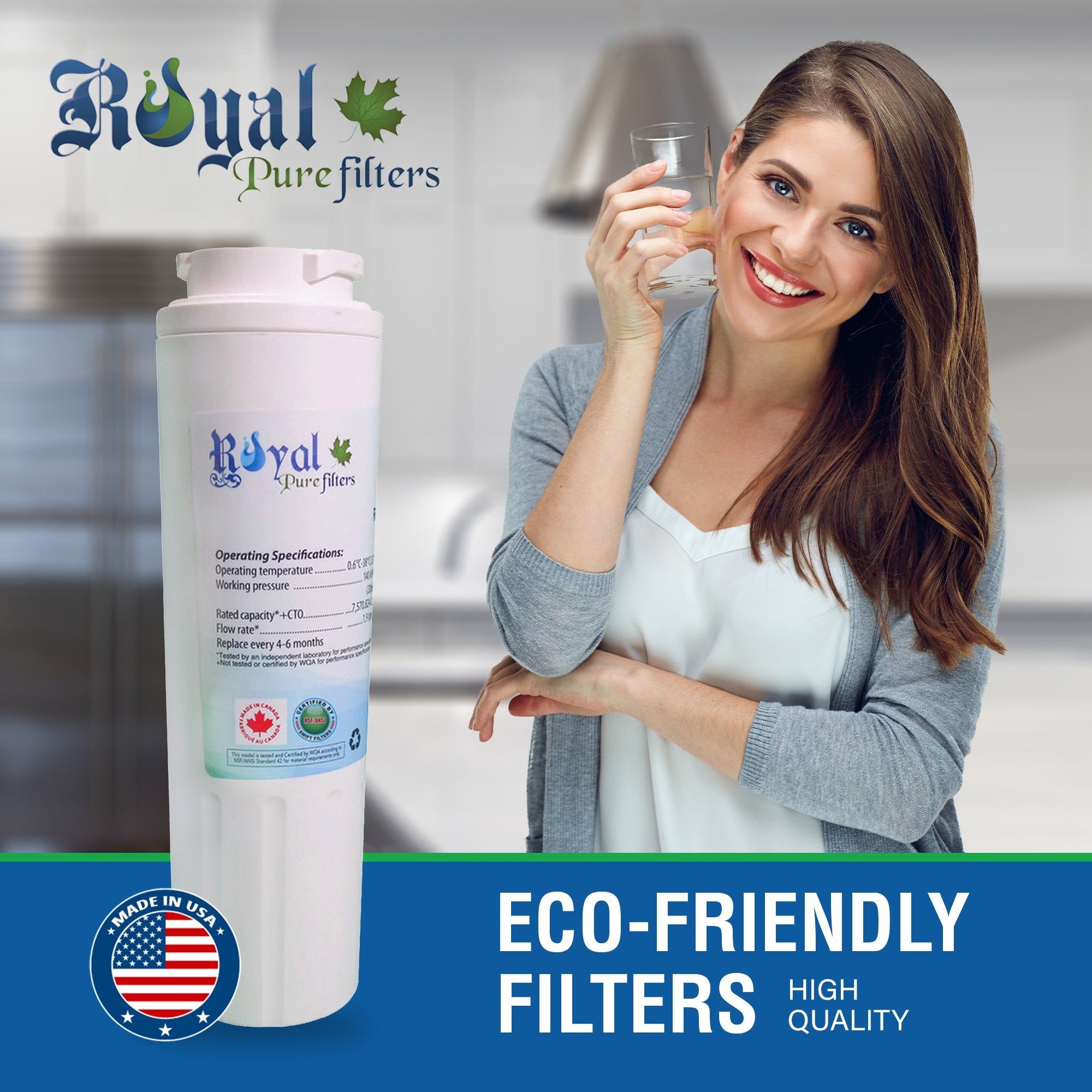 Maytag Ukf8001 Compatible CTO Refrigerator Water Filter