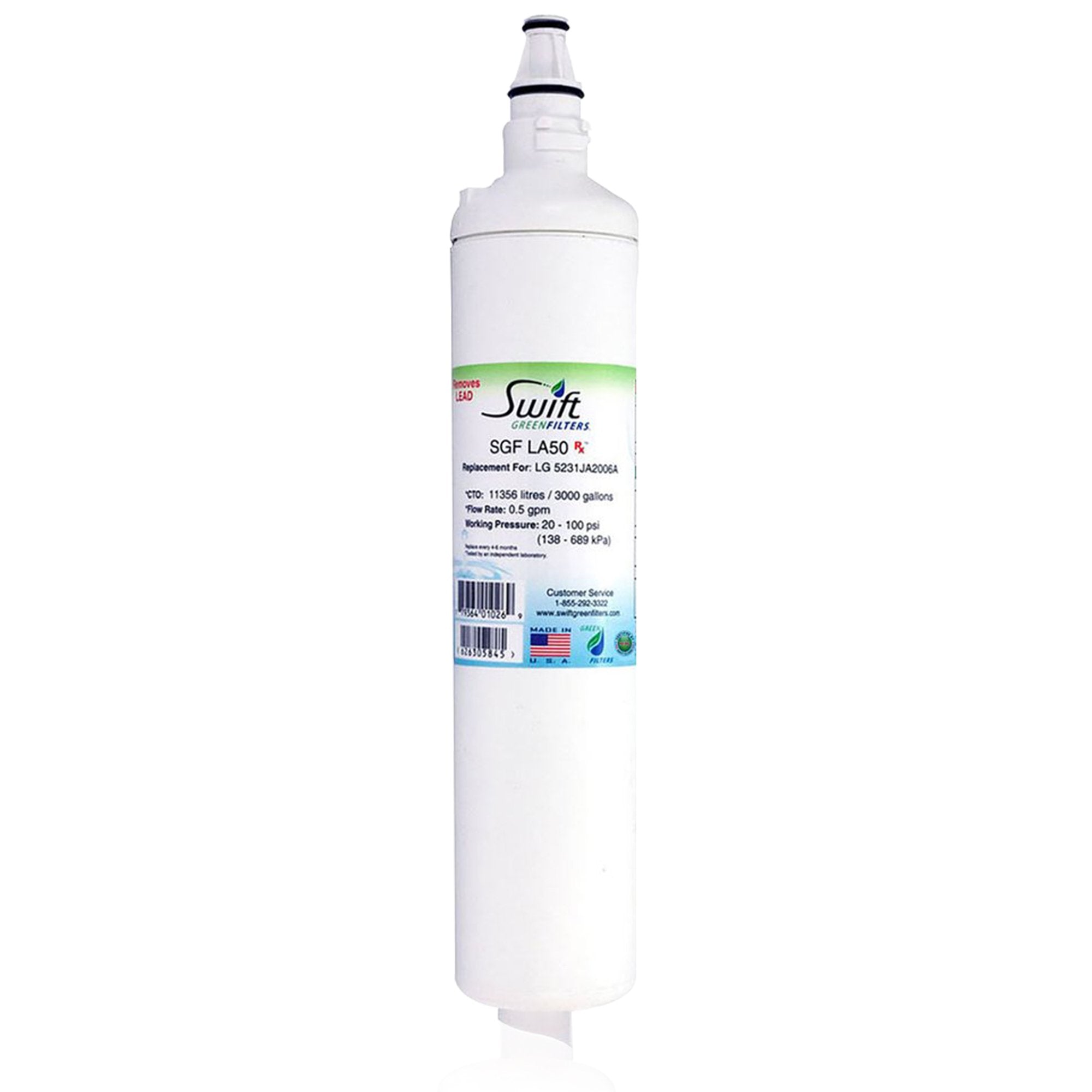 LG 5231JA2006A Compatible Pharmaceutical Refrigerator Water Filter