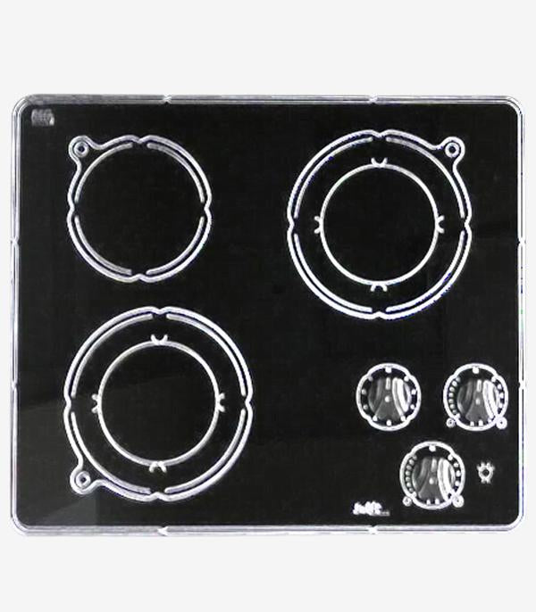 Swift Canada 3 Burner Electric Cooktop 24" Ceramic surface Black