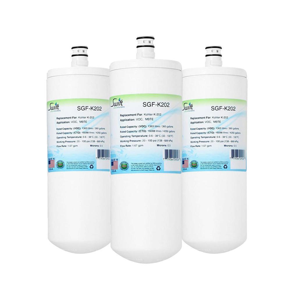 Replacement for Kohler K-202 Water Filter by Swift Green Filters SGF-K202 - The Filters Club