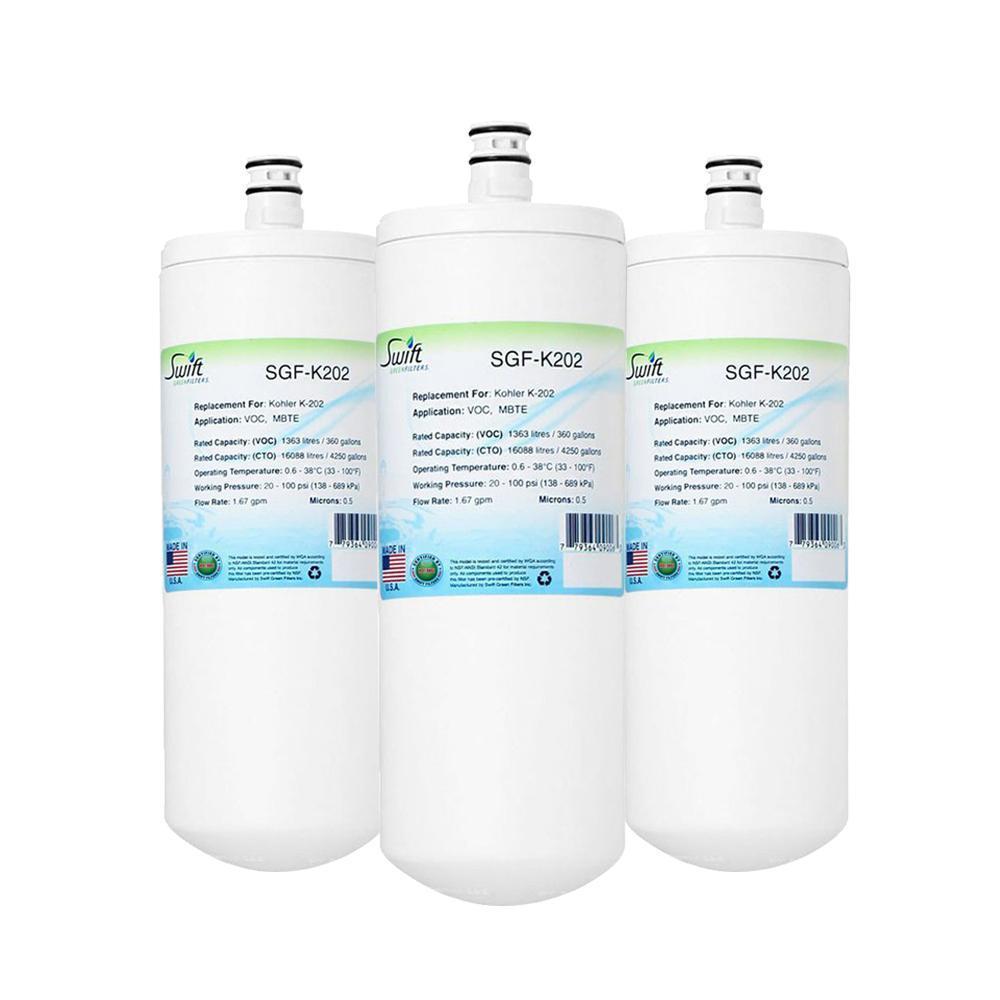 Replacement for Kohler K-202 Water Filter by Swift Green Filters SGF-K202 - The Filters Club