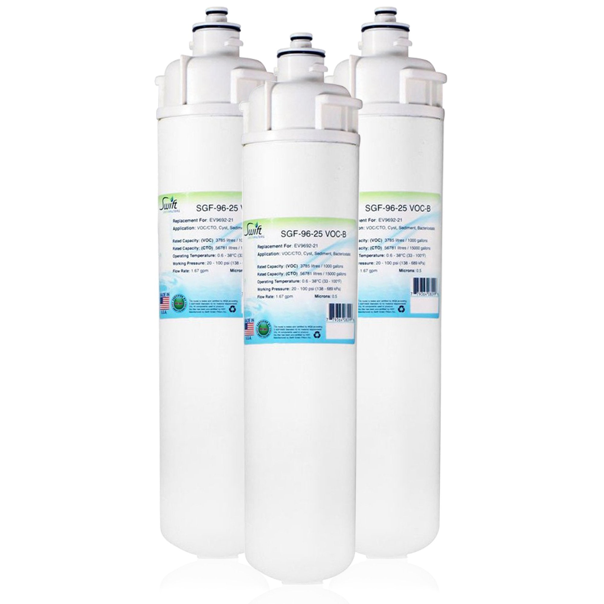 Replacement for Everpure EV9692-21 Filter by Swift Green Filters SGF-96-25 VOC-B