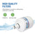 EveryDrop EDR6D1, Whirlpool 4396701/6701 & Kenmore 46-9915 Compatible CTO Refrigerator Water Filter