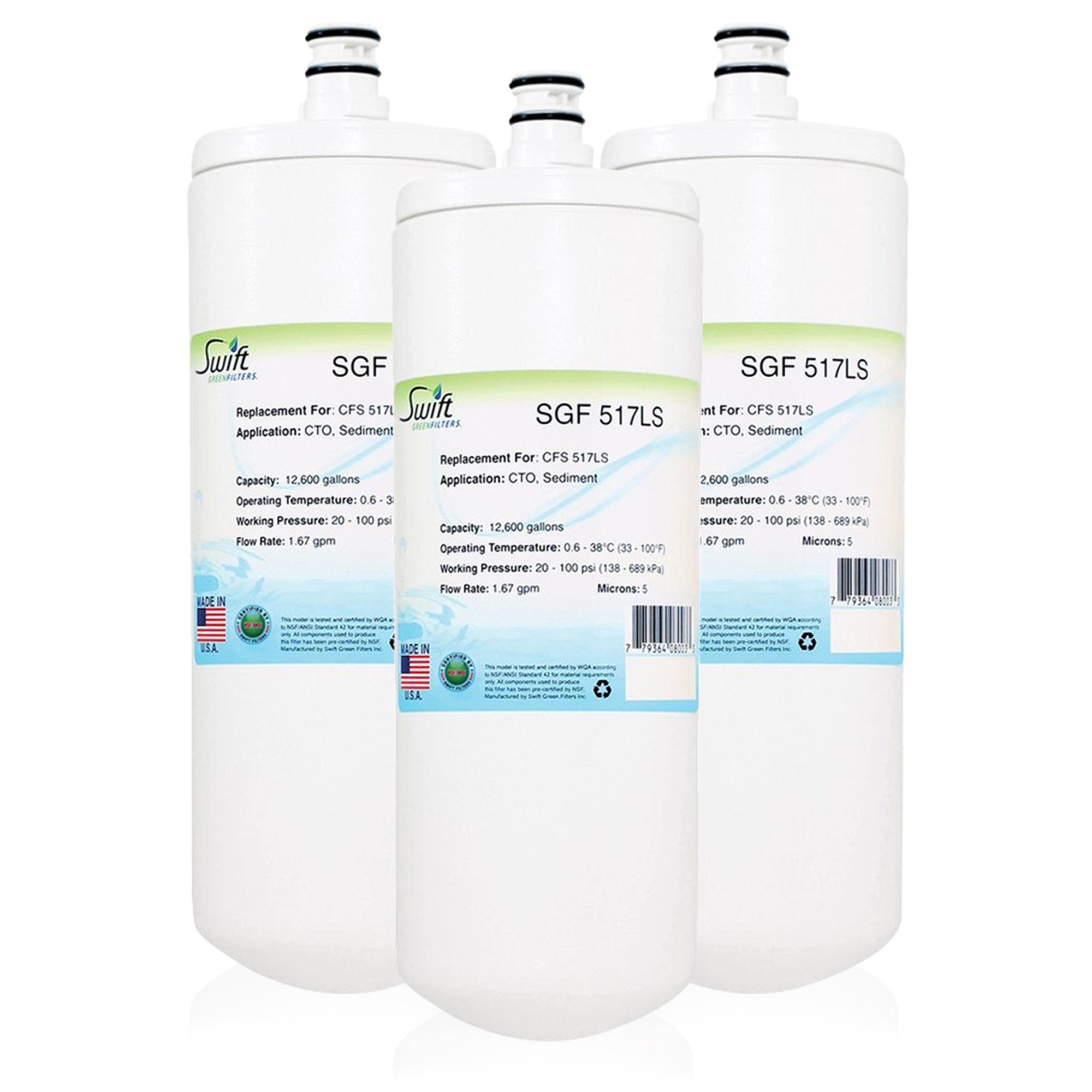 Replacement for 3M CFS517LS Filter by Swift Green Filters SGF 517LS
