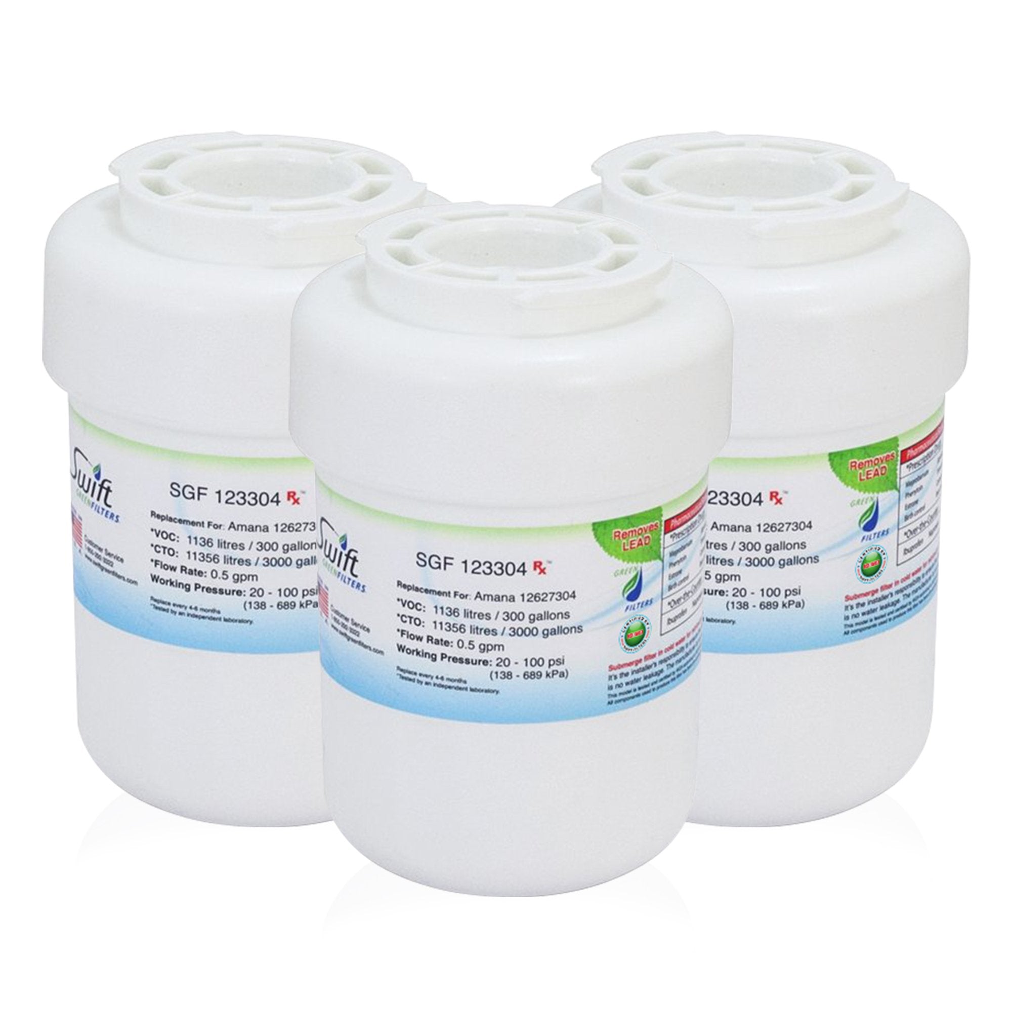 Amana WF-30, EcoAqua EFF-6021A & Kenmore 46-9014 Compatible Pharmaceutical Refrigerator Water Filter