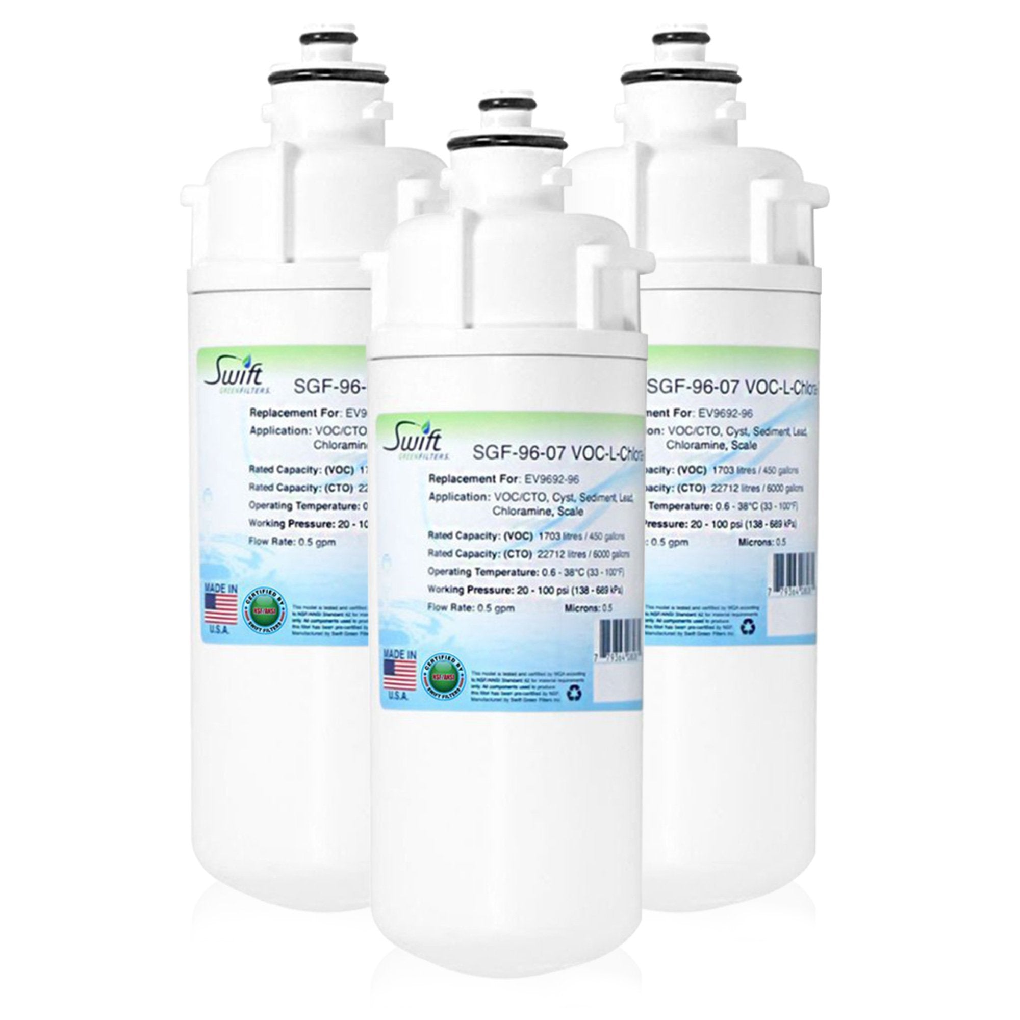 Replacement for Everpure EV9692-96 Filter by Swift Green Filters SGF-96-07 VOC-L-Chlora-S