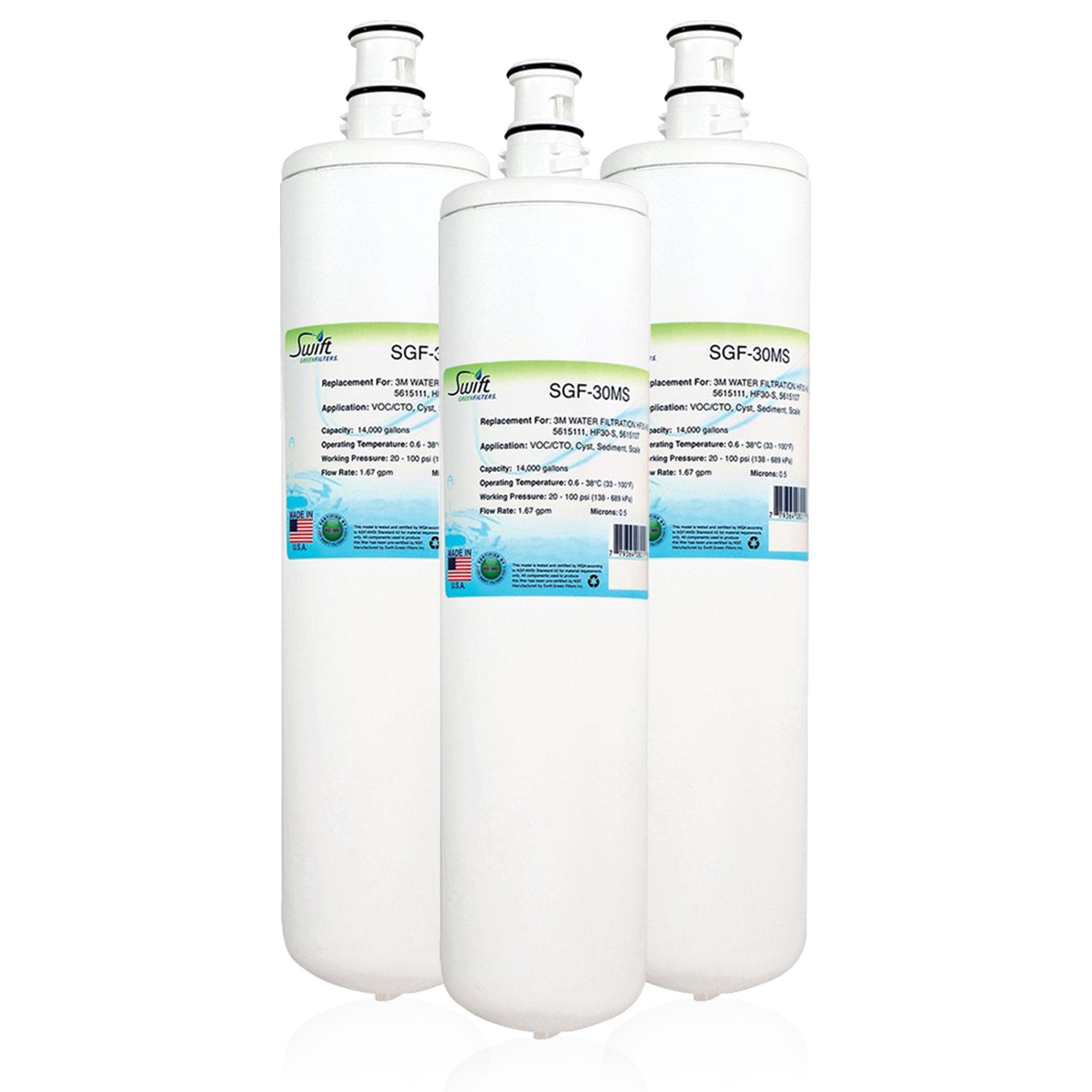 Replacement for 3M HF30-MS Filter by Swift Green Filters SGF-30MS