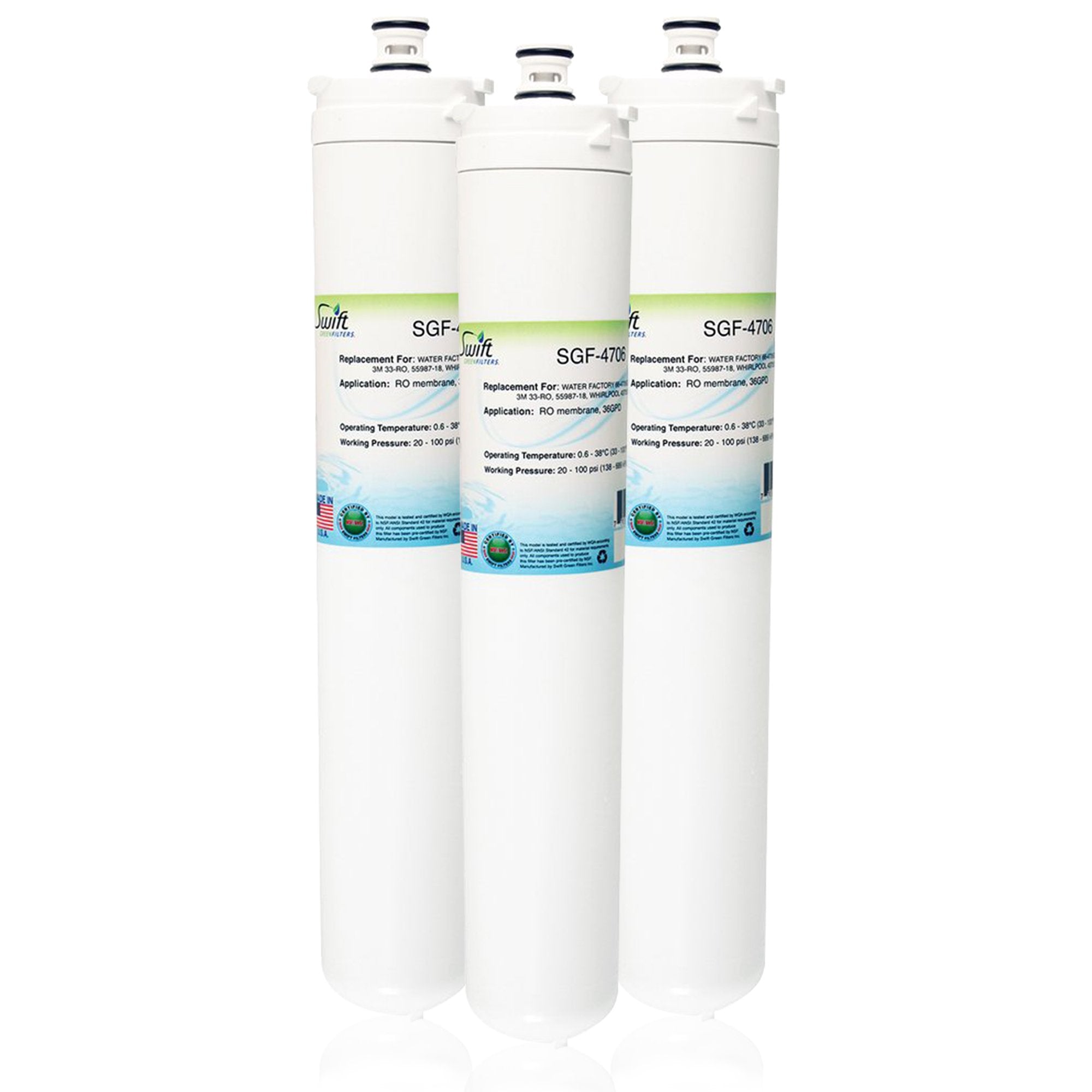 Replacement for 3M Water Factory 66-4706G2 Filter by Swift Green Filters SGF-4706