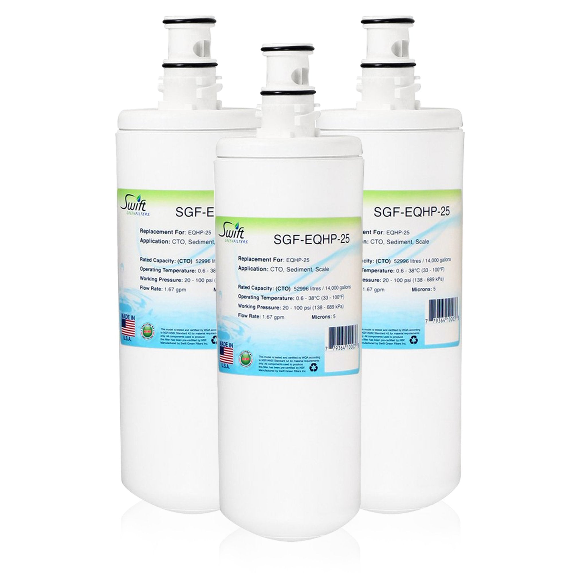 Replacement for Bunn Bunn EQHP-25 Water Filter by Swift Green Filters SGF-EQHP-25