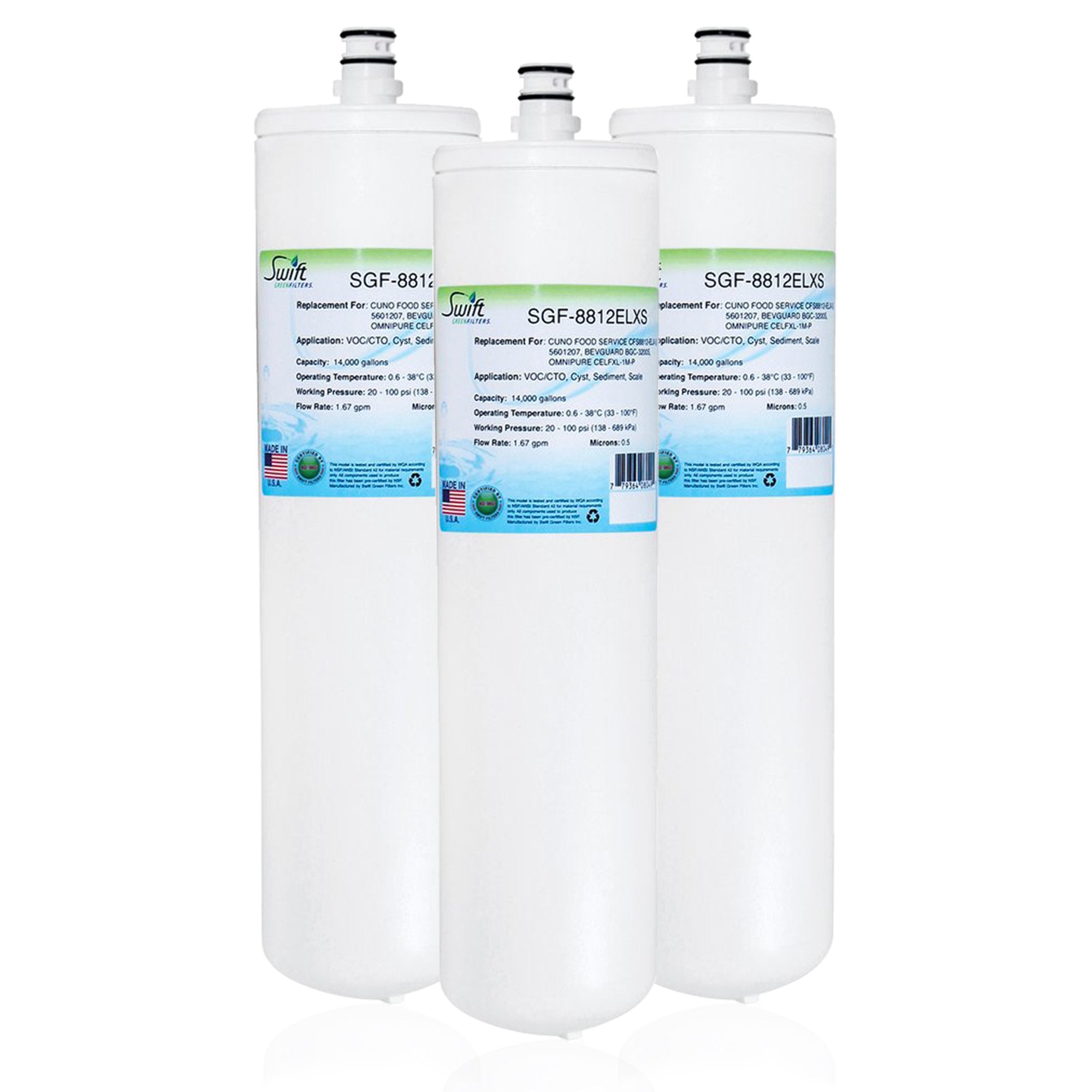 Replacement for 3M CFS8812ELX-S Filter by Swift Green Filters SGF-8812ELXS