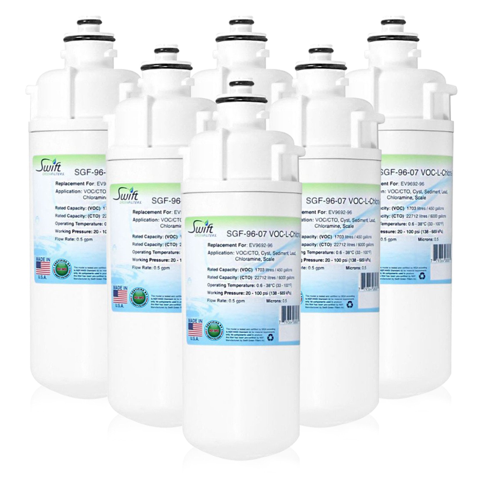 Replacement for Everpure EV9692-96 Filter by Swift Green Filters SGF-96-07 VOC-L-Chlora-S