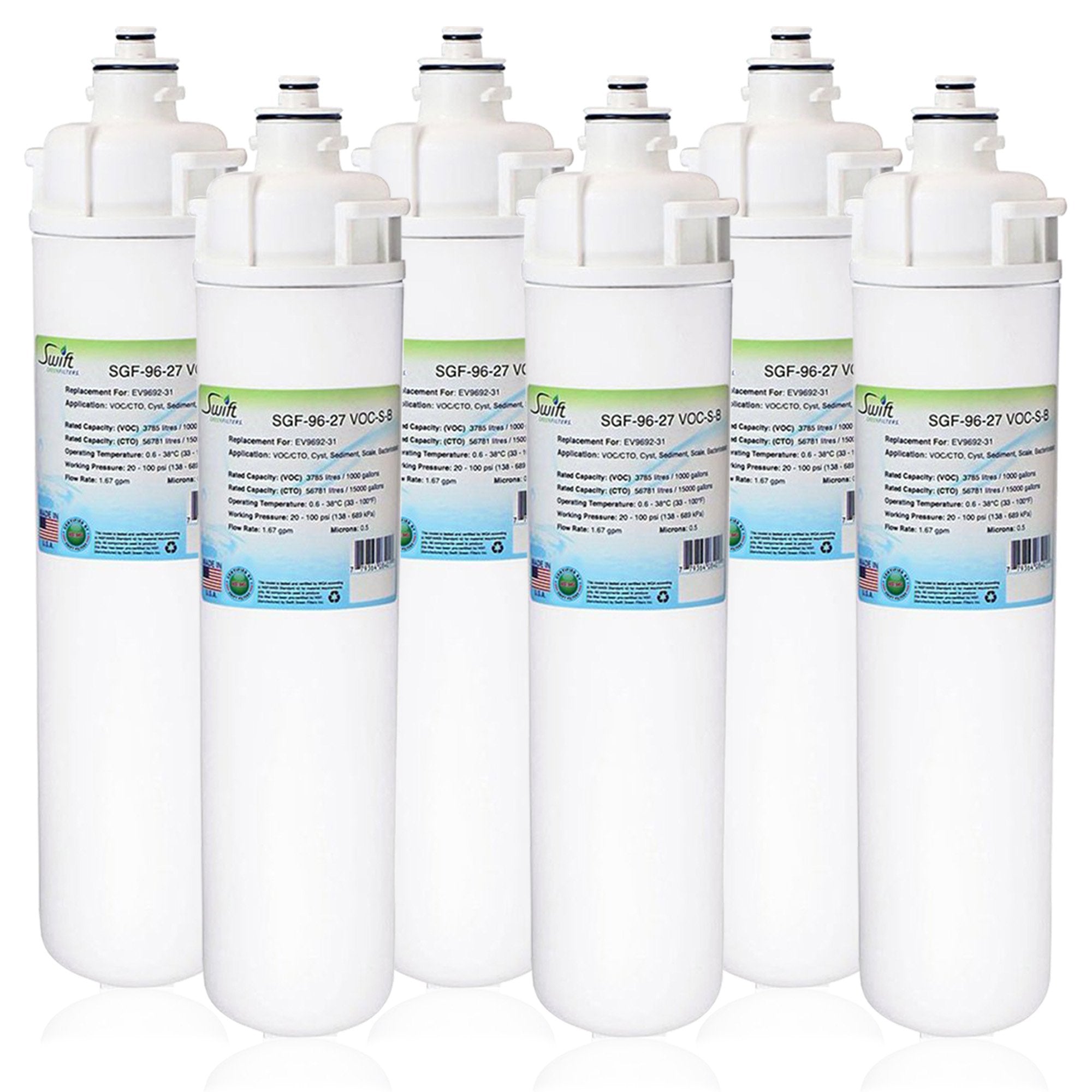 Replacement for Everpure EV9692-31 Filter by Swift Green Filters SGF-96-27 VOC-S-B
