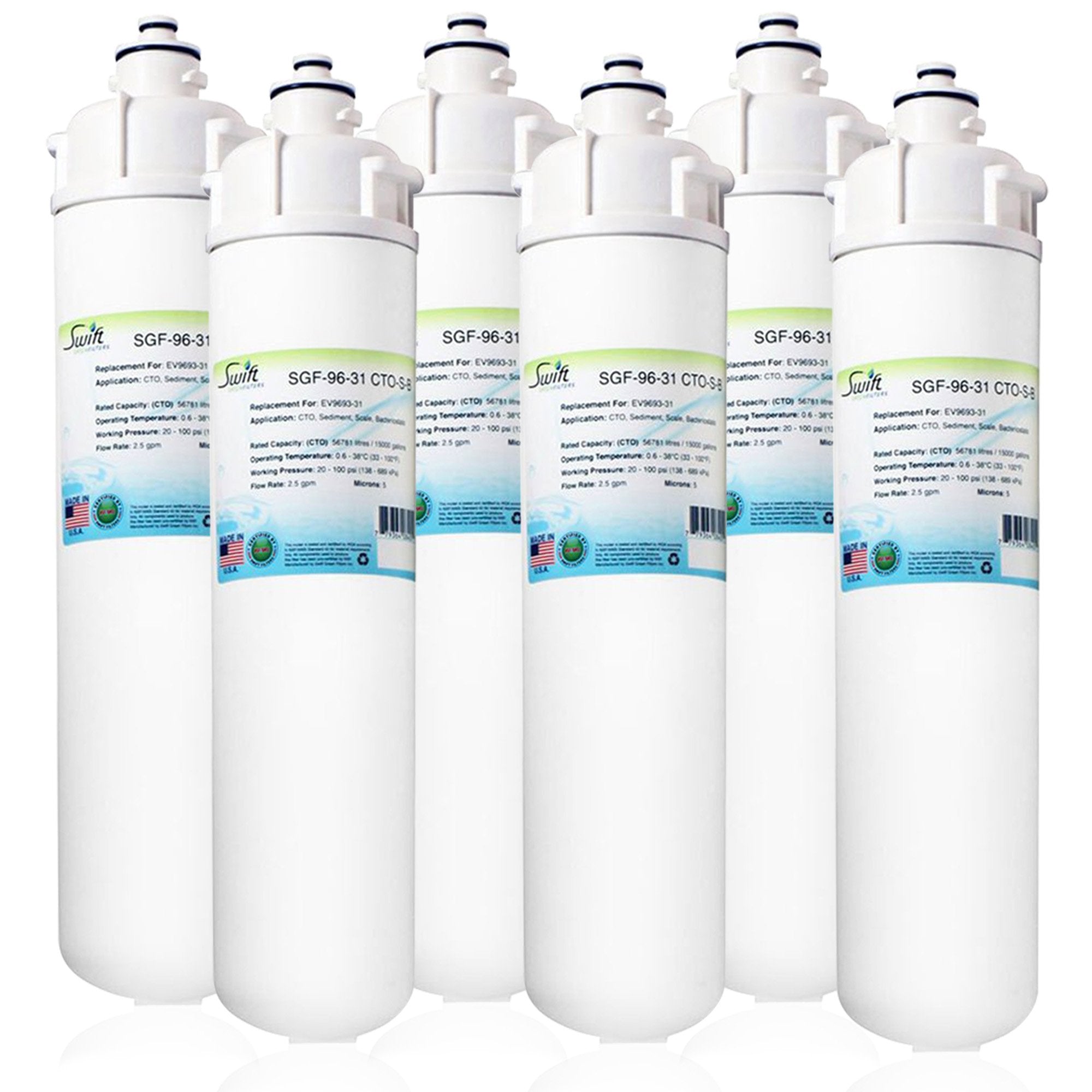 Replacement for Everpure EV9693-31 Filter by Swift Green Filters SGF-96-31 CTO-S-B