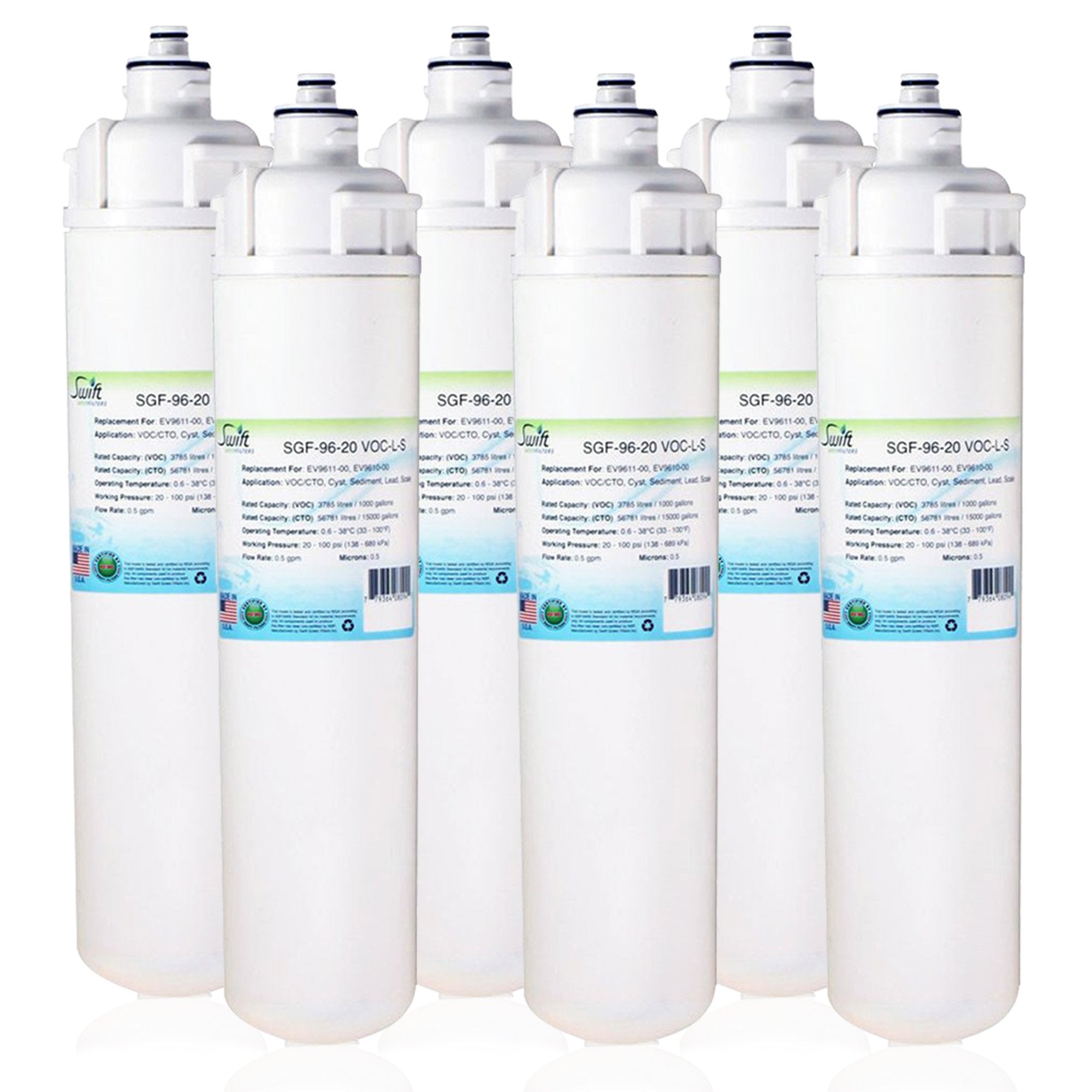 Replacement for Everpure EV9611-00, EV9610-00 Filter by Swift Green Filters SGF-96-20 VOC-L-S