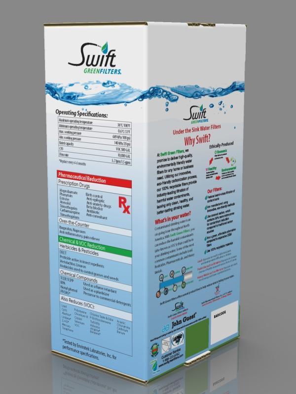 SGF3- 14-MAX-Rx (Single Candle System) Under the Sink System with ultra high Capacity,Direct Connect Fittings-Removes Pharmaceutical ,VOC, Chlorine,Arsenic, Lead,Heavy metals,CTO - The Filters Club