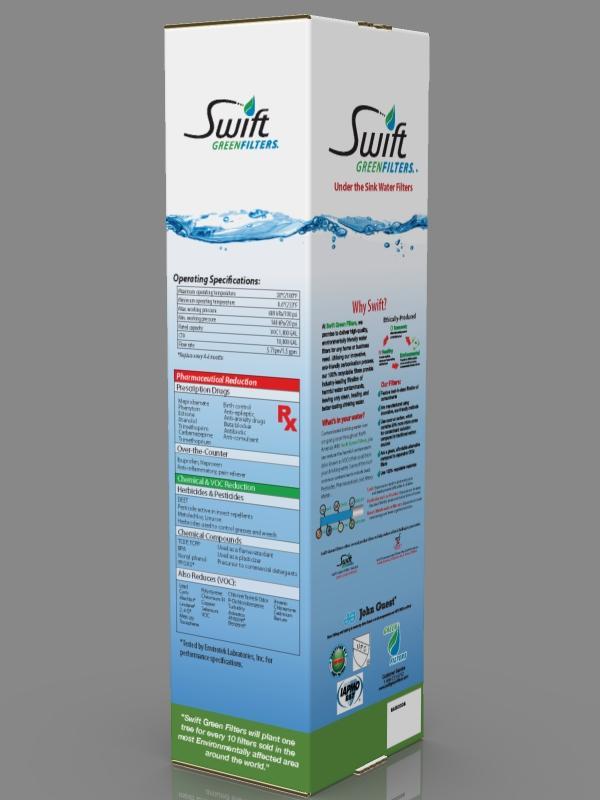 SGF3-22MAX-Rx (Single Candle System) Under the Sink System with ultra high Capacity,Direct Connect Fittings-Removes Pharmaceutical ,VOC, Chlorine,Arsenic, Lead,Heavy metals,CTO - The Filters Club