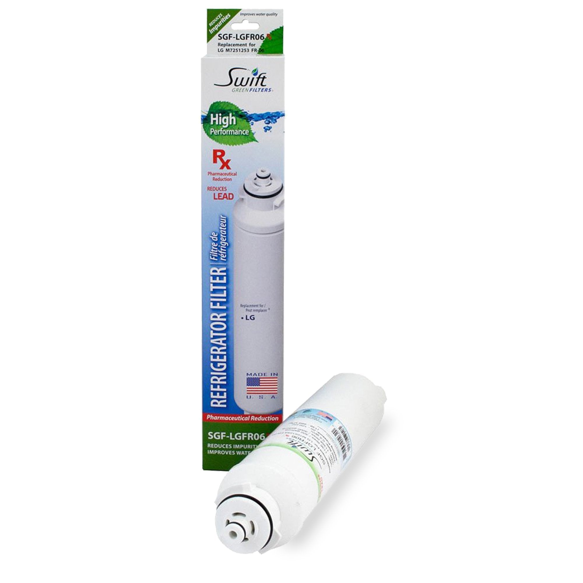 LG M7251242FR-06, M7251252FR-06 & EcoAqua EFF-6028A Compatible Pharmaceutical Refrigerator Water Filter